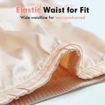 MANCYFIT Womens Half Slip for Under Dresses Satin Slip Skirt Mini Underskirt Nude Small