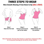 EUYZOU Women Shapewear Tummy Control Camisole Tops - Scoop Neck Sexy Compression Tank Tops Seamless Body Shaper, Black M