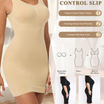 JOYSHAPER Shapewear Dress Slip Built in Bra for Women Tummy Control Padded Bra Shapewear Full Slips for Under Dresses