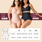 Momcozy Tummy Control Shapewear Panties, High-Waist Body Shaper, Seamless Shaping Underwear for Postpartum & Daily Dress Nude