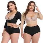 woahee Women's Arm Shaper Plus Size Arm Faja Compression Garment Post Surgical Arm Shapewear XL-2pcs