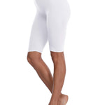 VOGUEMAX Women's Plus Size Short Leggings Stretchy Slip Shorts Mid Thigh Lightweight Pants