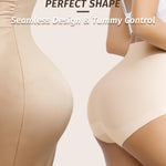 J-pone Tummy Control Underwear Seamless Underwear for Women High Waisted No Show Briefs Smooth Ladies Butt Lifting Panties for Women MultiPack-L