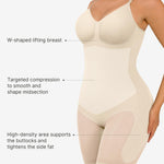 FeelinGirl Shapewear for Women Tummy Control Faja Butt Lifting Body Shaper for Women Waist Trainer Khaki XS/S