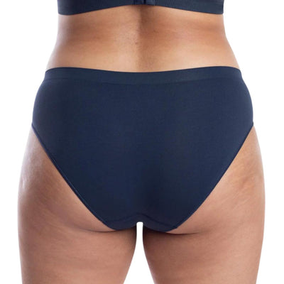 Underoutfit Seamless Stretch Everyday - U Briefs for Women, 3 pack Navy
