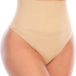Werena Tummy Control Thong Shapewear for Women Seamless Shaping Novelty Thong Panties Body Shaper Underwear