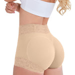 SheBuddy Butt Lifting Panties, Tummy Control Shapewear for Women Compression Underwear Short Lace Butt Lifter Shapewear