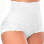 Werena Tummy Control Shapewear Panties for Women High Waisted Shaping Underwear Lace Body Shaper Girdle