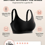 SHAPERMINT Bras for Women No Underwire - Seamless Bras for Women, Wireless Bra, Adjustable Plus Size Bra