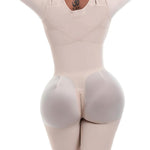 Snatched Body Fajas Colombianas | Faja Shapewear for Women with Sleeves | Stage 1 Faja Post Surgery BBL & Lipo 360