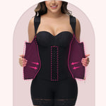 SHAPSHE Waist Trainer for Women, Tummy Control Sports Girdle, Workout Body Shaper with Adjustable Shoulder Strap Black M
