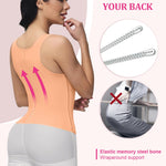 SHAPSHE Waist Trainer for Women, Tummy Control Sports Girdle, Workout Body Shaper with Adjustable Shoulder Strap