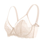 HSIA Minimizer Bras for Women Large Bust Full Coverage Lace Plus Size Bra - Mermaid Scales Light Pink