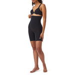 SPANX SPANXsculpt Power Series High-Waisted Mid-Thigh Short - Lightweight, All-Day Comfort - Core Control Shapewear - Very Black - Medium