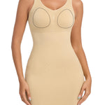 JOYSHAPER Shapewear Dress Slip Built in Bra for Women Tummy Control Padded Bra Shapewear Full Slips for Under Dresses