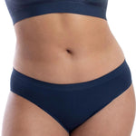 Underoutfit Seamless Stretch Everyday - U Briefs for Women, 3 pack Navy