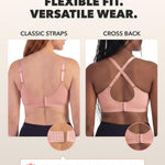 SHAPERMINT Bras for Women No Underwire - Seamless Bras for Women, Wireless Bra, Adjustable Plus Size Bra