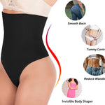 Hioffer 328 Women Waist Cincher Girdle Tummy Slimmer Sexy Thong Panty Shapewear Black