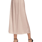 Avidlove Slip for Women Long Satin Half Slip Lace Long Underskirt Light Khaki New X-Large