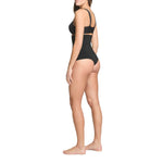 SPANX ASSETS High Waist Thong - Seamless Shapewear - No-Show Tummy Support - Silicone Grip - Lightweight Sculpting - Very Black - Medium