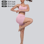 CHRLEISURE Sports Bras for Women, 4 Packs Padded High Support Workout Yoga Seamless Criss-Cross Racerback Bras(BlackNavyLGreyPink, M)