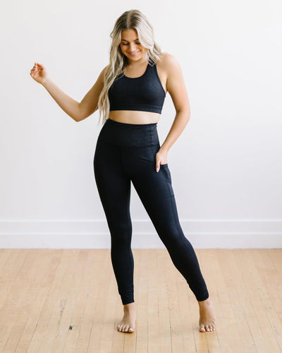 Syrinx 3 Packs Leggings with Pockets for Women, Soft High Waisted Tummy Control Workout Yoga Pants