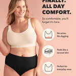 SHAPERMINT Bras for Women No Underwire - Seamless Bras for Women, Wireless Bra, Adjustable Plus Size Bra