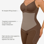 FeelinGirl Shapewear Tummy Control Faja Full Body Shaper Post Surgery Plus Size Waist Trainer Pusset Brown 3XL/4XL