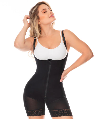 SHAPE CONCEPT Women's Shapewear Tummy Control 055 High Compression Post Surgery Compression Garment Black