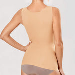 DELIMIRA Women's Shapewear Tummy Control Tank Tops Plus Size Seamless Camisole Taupe 1X