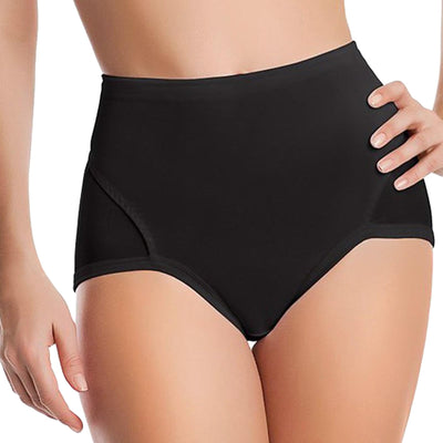 Shymay Postpartum Compression Underwear Tummy Control Panties with Adjustable Belly Wrap C Section Shapewear Girdle for Women (Black, Medium)