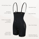 Lover-Beauty Women's Tummy Control Shapewear Bodysuit Seamless Butt Lifting Shorts Strapless Faja Body Shaper, Black, 3XL/4XL