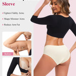JOYSHAPER Upper Arm Shaper for Women Posture Corrector Tops Compression Sleeves Slimming Sleeves