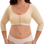 Arm Compression Sleeve Women Post Surgery Arm Shaper Front Closure SKL