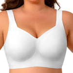 Wireless Minimizer Jelly Bras for Women No Underwire Plus Size Bra with Support Lift Full Coverage Comfortable Seamless Bra