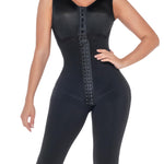 FAJAS DISENOS D'PRADA DELIÉ - Shapewear for Women Post Surgery High Compression Stage 2 Colombian Full Body Faja Front Hooks Black