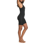 SPANX ASSETS Cami Mid-Thigh Bodysuit - Seamless Lightweight Sculpting - Women's Body Shaper for Tummy Control - Very Black - Medium