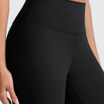 CRZ YOGA Butterlift Workout Leggings 25" - High Waisted Pilates Gym Athletic Womens Yoga Pants Buttery Soft Black Small