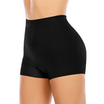 Werena Seamless Shaping Boyshorts Panties for Women Slip Shorts Under Dress Shapewear Shorts Tummy Control Underwear(A2# Black (light Shaping), XX-Large)