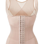 SHAPSHE Waist Trainer for Women Girdle for Women Tummy Control Waist Cincher Corset Shapewear Invisible Body Shaper Vest Tan