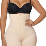 SHAPERX High-Waisted Tummy Control Shapewear for Women Seamless Zip-Up Easy-On Body Shaper Shorts Slimming Fit Underwear