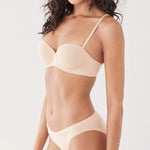 Calvin Klein Women's Perfectly Fit Strapless Convertible Push-Up Bra Bare