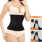 Trendyline Postpartum Belly Band,C Section Belly Binder,Abdominal Binder Post Surgery Girdle,Tummy Tuck Compression Wrap Waist Trainer (Black, Medium)