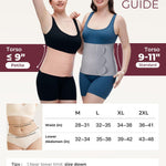 Momcozy Ergowrap Postpartum Belly Band for C-Section Recovery and Vaginal Birth, Abdominal Binder with 3D Lifting & Ergonomic Back Support, Seamless Belly Wrap Shapewear for Post Surgery Recovery