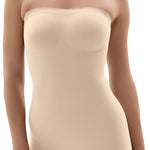 SHAPERX Strapless Shorts Bodysuit for Women Tummy Control Shapewear Seamless Sculpt Body Shaper with Removable Straps