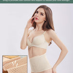 SUJAYU Abdominal Binder Post Surgery, Breathable Belly Band Postpartum Belly Wrap, C Section Belly Binder Abdominal Binder Hernia Belt for Women, Back Support Belt for Women (Beige, XX-Large)