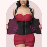 SHAPSHE Waist Trainer for Women, Tummy Control Sports Girdle, Workout Body Shaper with Adjustable Shoulder Strap