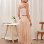MANCYFIT Half Slips for Women Long Slip Under Dress Invisible Straps Underskirt for Dresses Nude Small