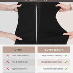 Lover-Beauty Fajas Colombianas Shapewear for Women Tummy Control Postpartum Body Shaper Butt Lifting Bodysuit Black Large