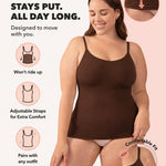 SHAPERMINT Womens Tops - Scoop Neck Cami Body Shaper for Women, Shapewear Tummy Control, Camisole Tank Tops for Women